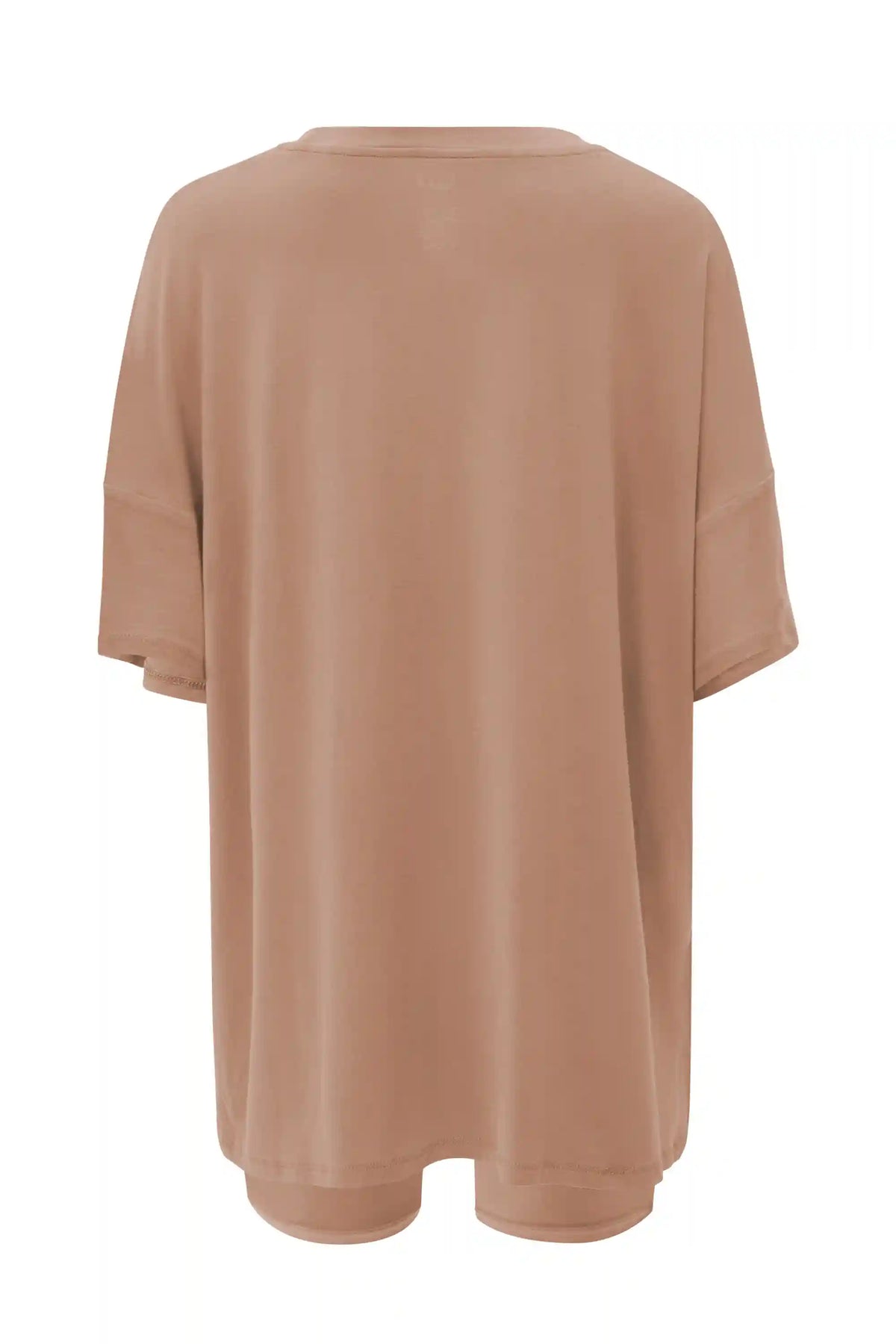 Women’s Biker Short Set in Latte