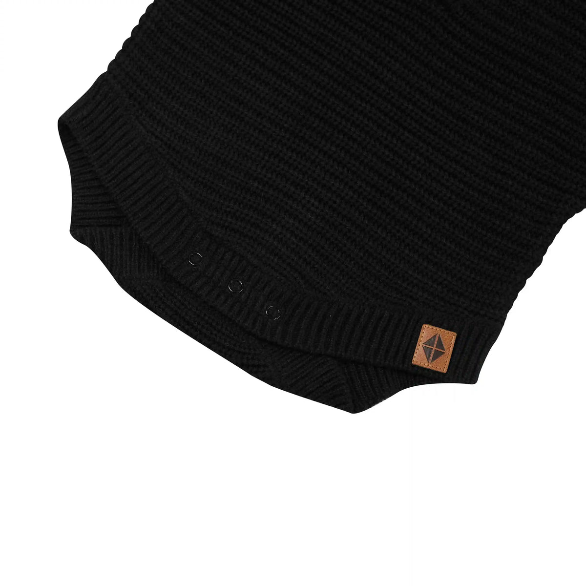 Chunky Knit Romper in Midnight