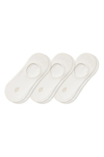 Women's No Show Socks 3-Pack in Cloud