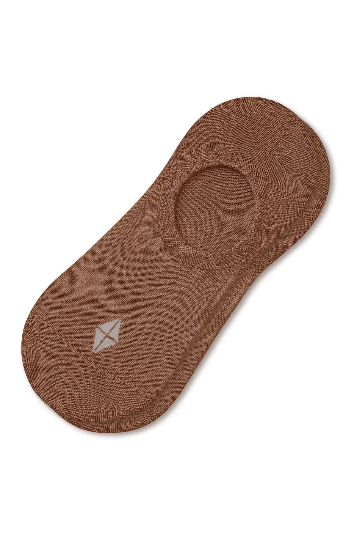 Women's No Show Socks 3-Pack in Cafe