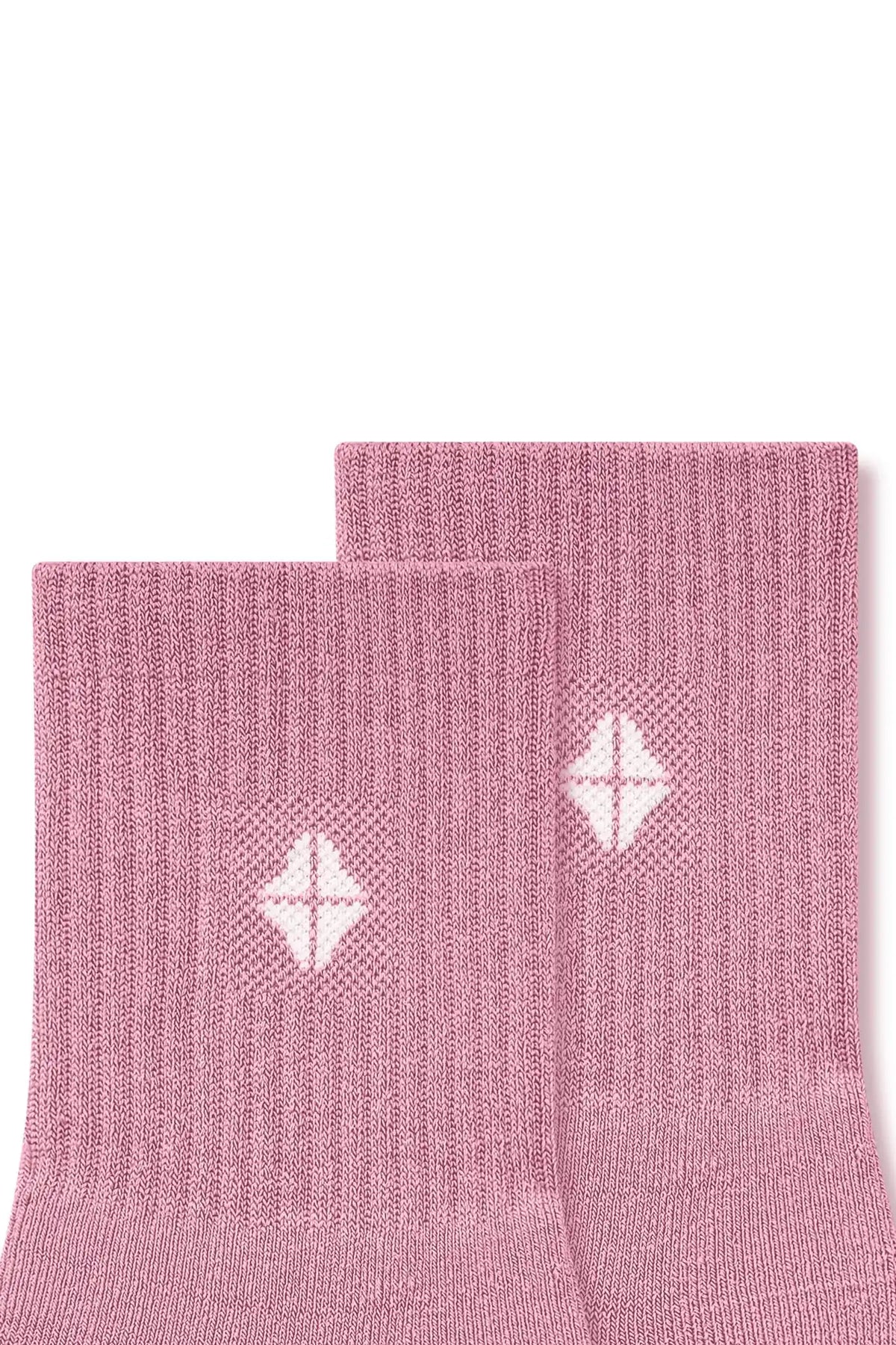 Adult Crew Socks in Apple Blossom