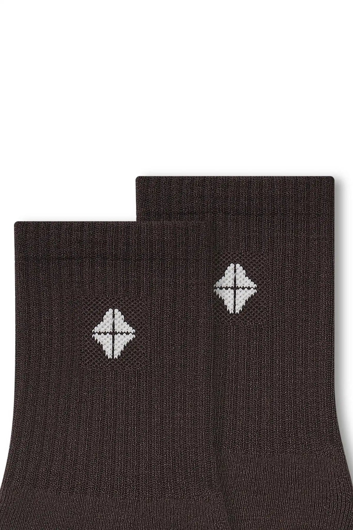 Adult Crew Socks in Espresso