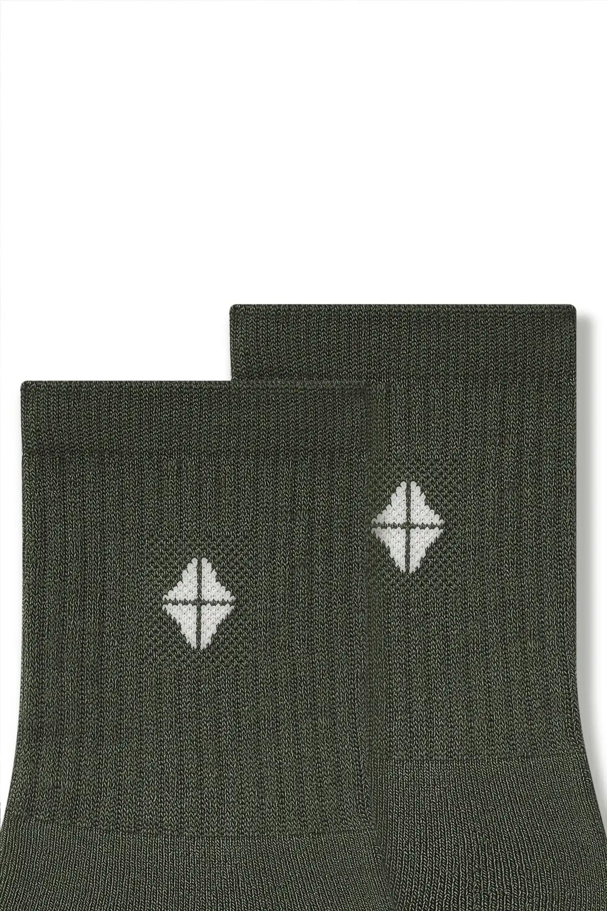 Adult Crew Socks in Fir