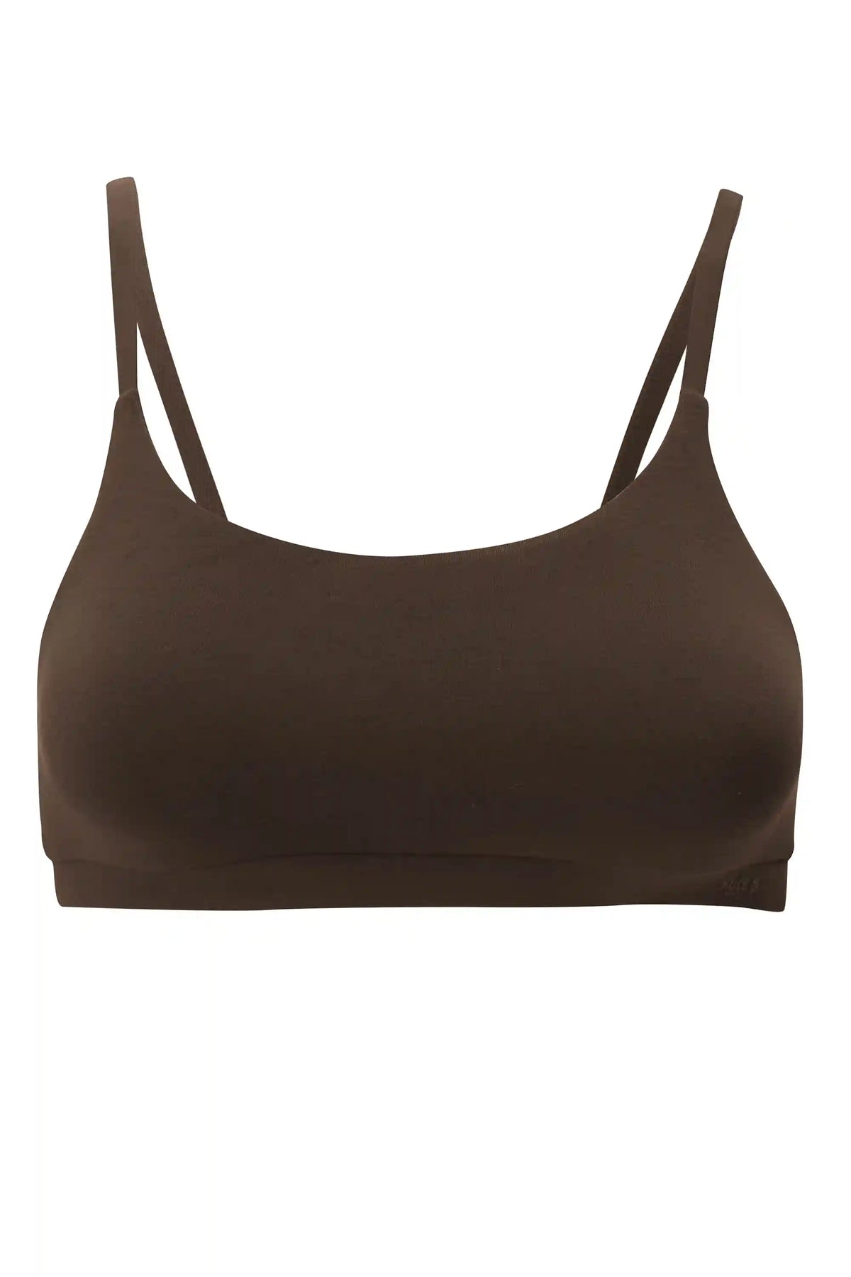 Women's Scoop Neck Bralette in Toffee