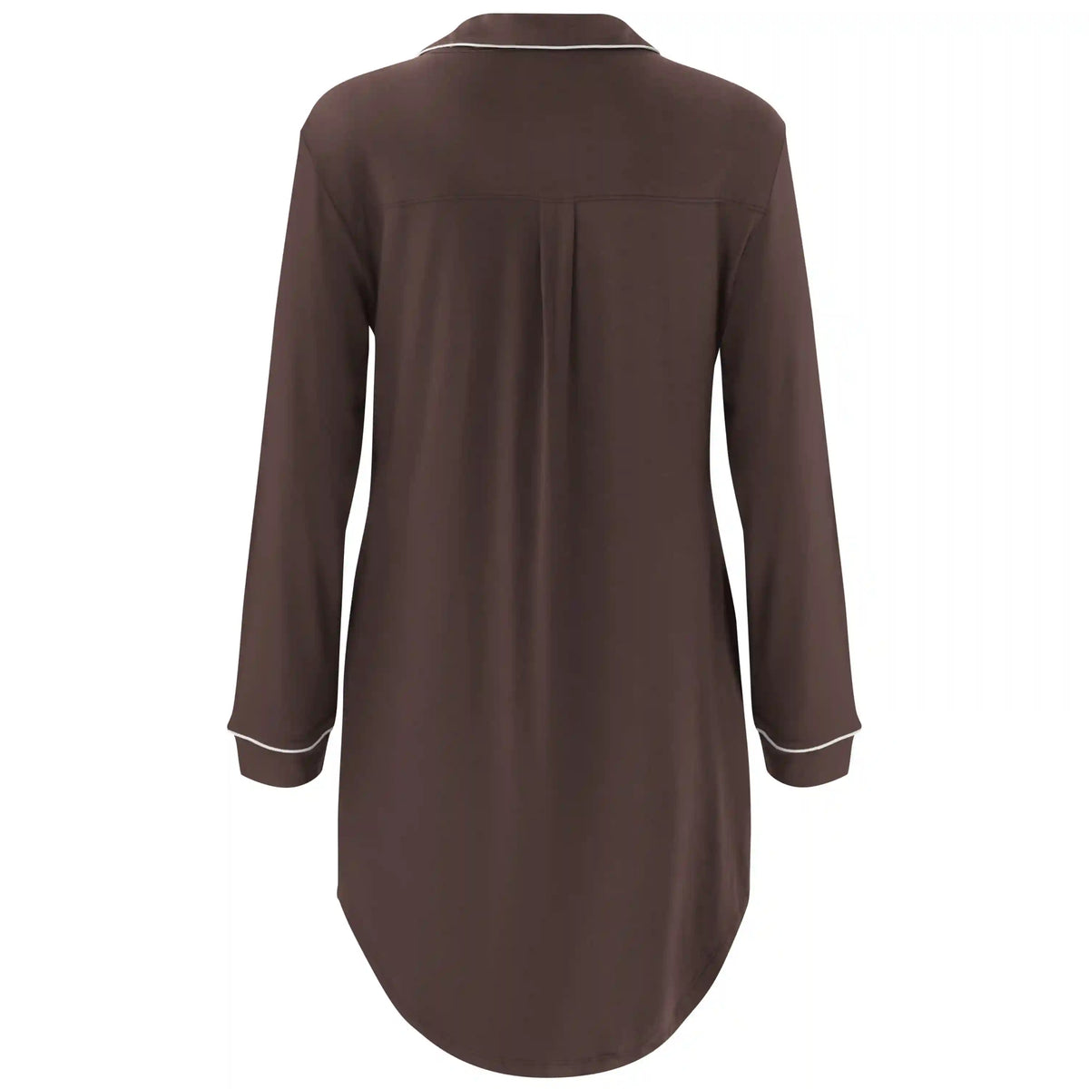 Long Sleeve Women’s Nightshirt in Espresso