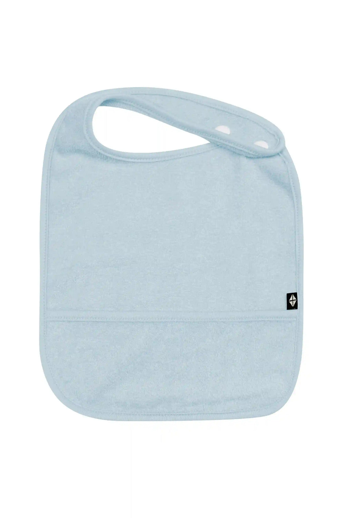Terry Pocket Bib in Fog