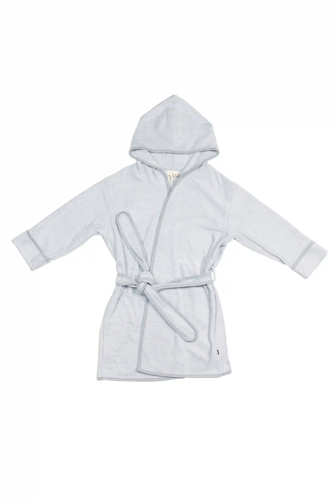 Hooded Bath Robe in Storm