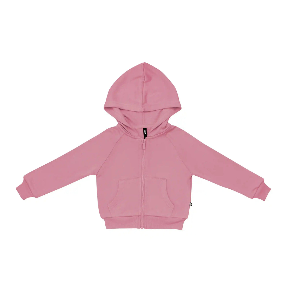 Fleece Zip Up Hoodie in Apple Blossom