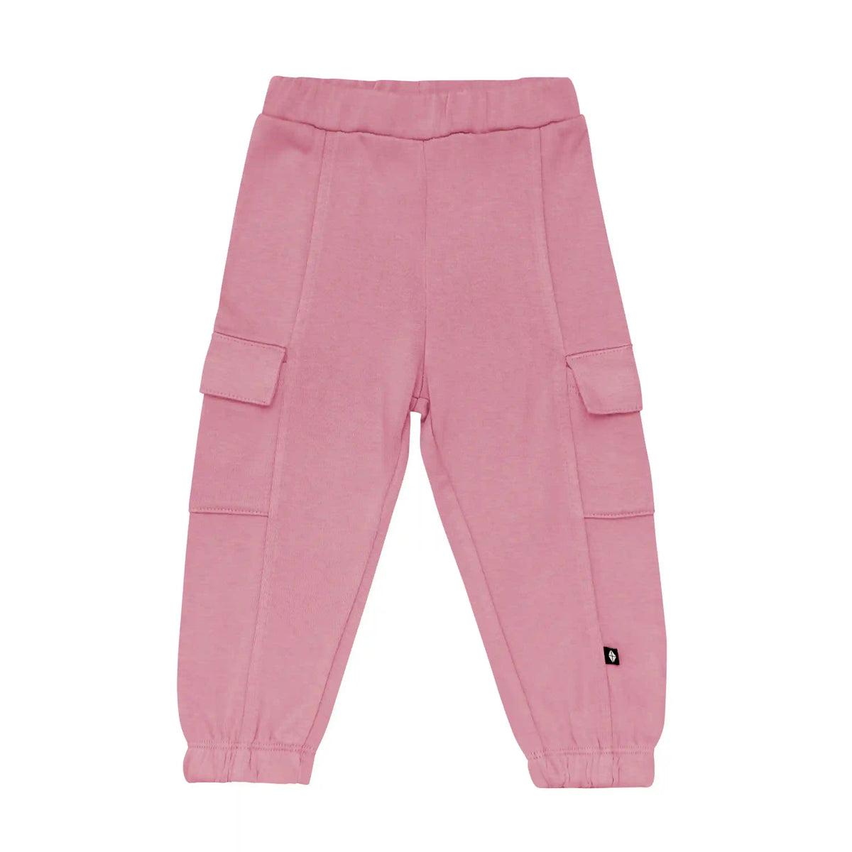Fleece Cargo Pants in Apple Blossom