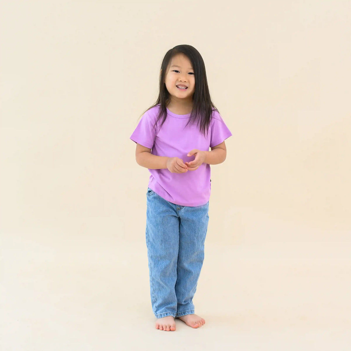 Toddler Basic Tee in Poi