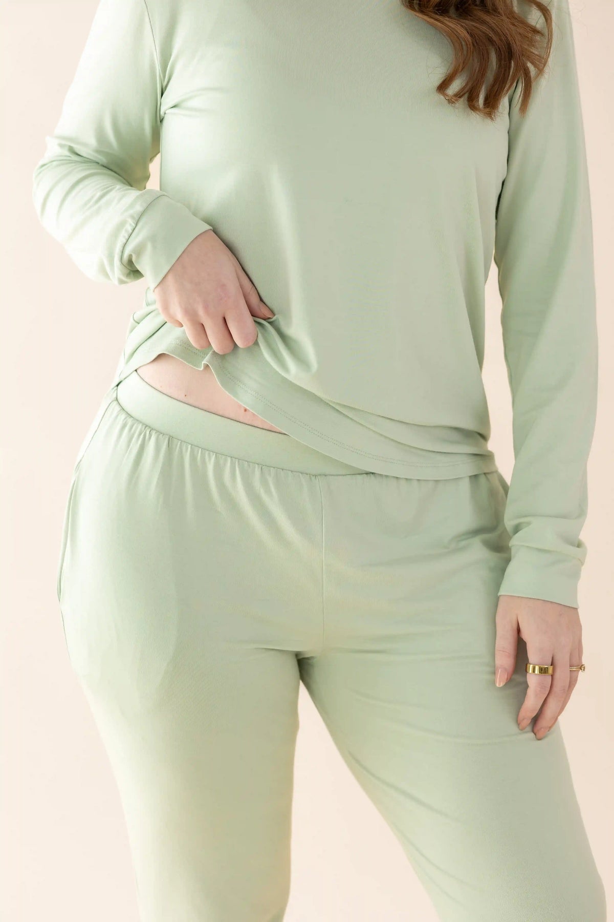 Women's Jogger Pajama Set in Basil