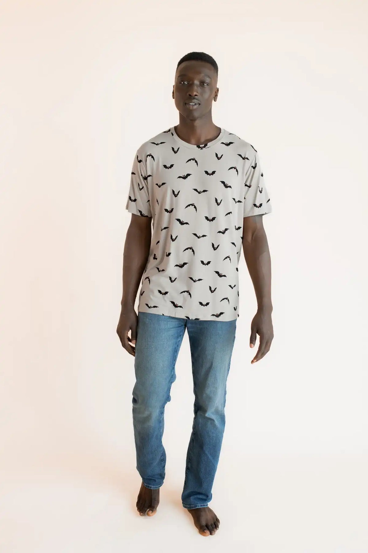 Men's Crew Neck Tee in Bats