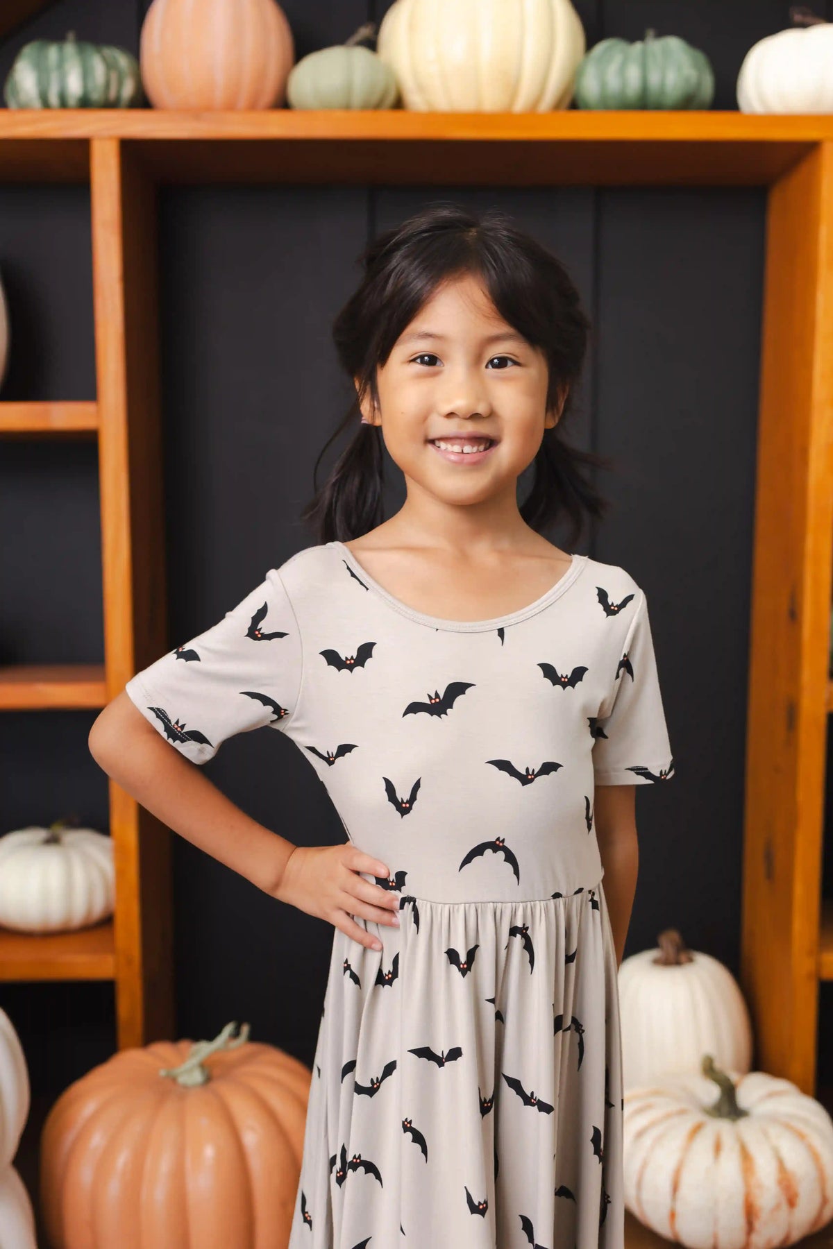 Twirl Dress in Bats