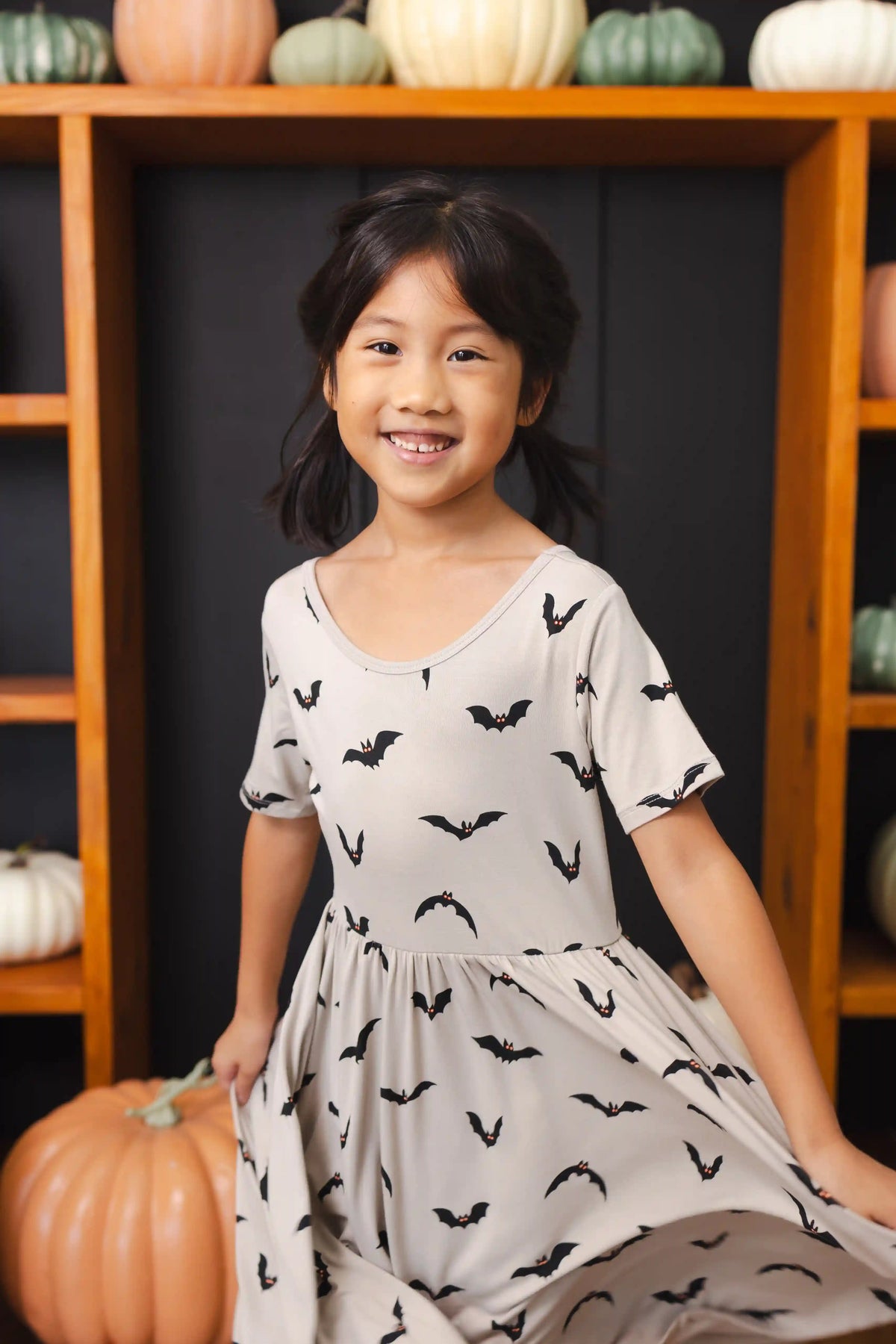 Twirl Dress in Bats