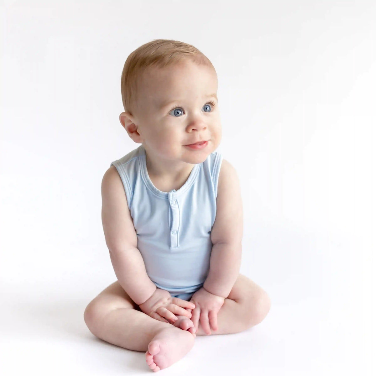 Sleeveless Bodysuit in Breeze