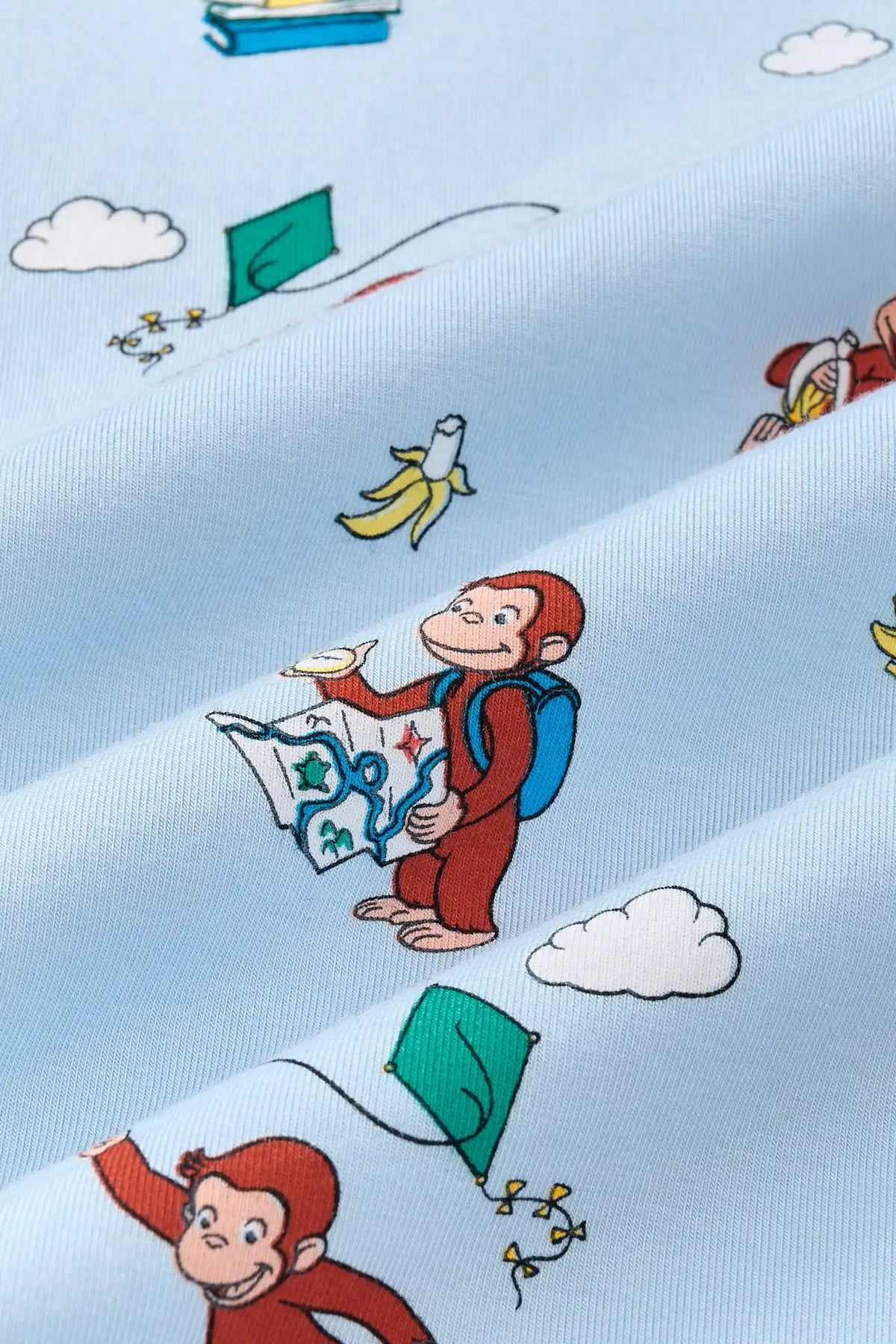 Zip-Up Hoodie in Curious George