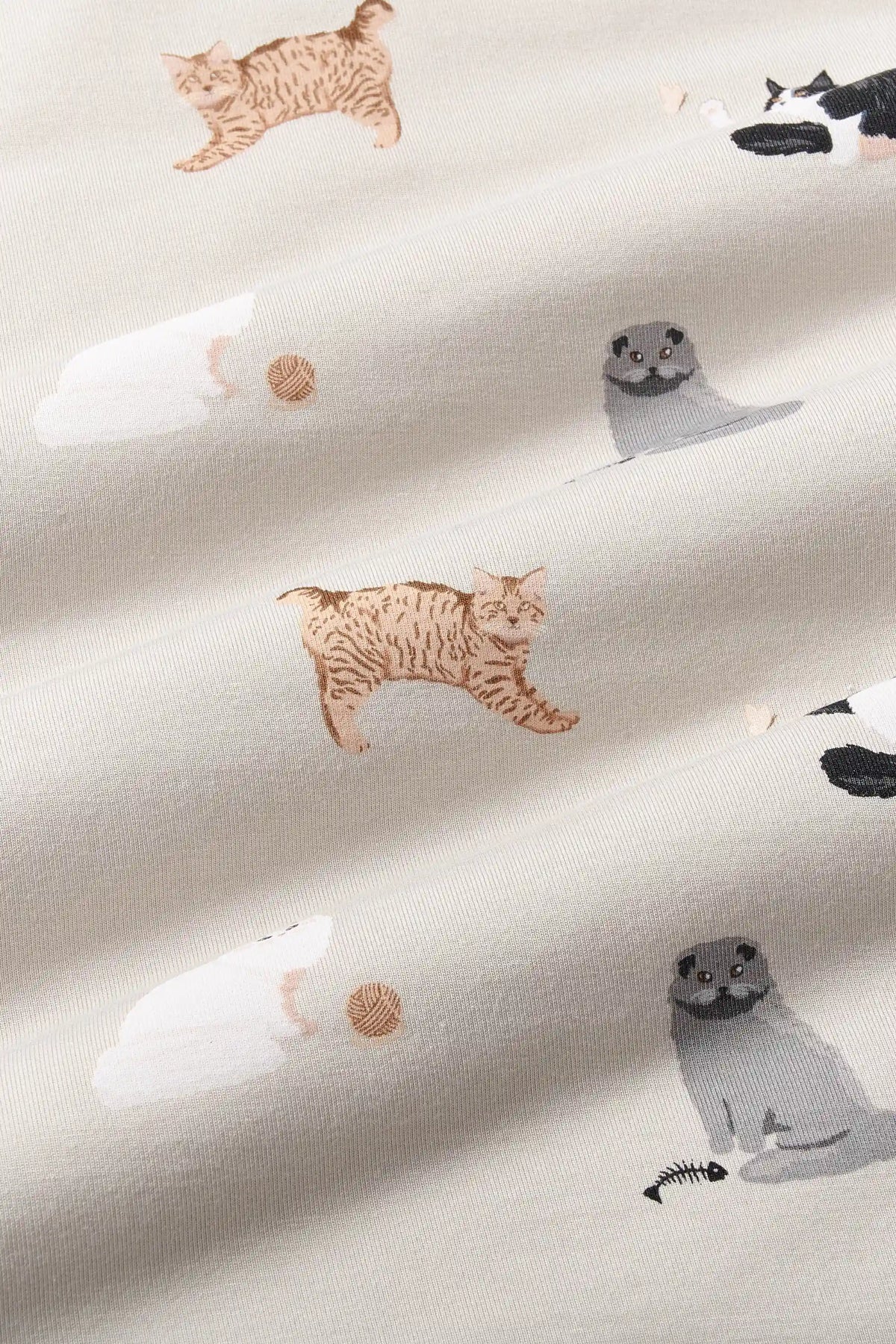 Bodysuit in Fluffy Cat