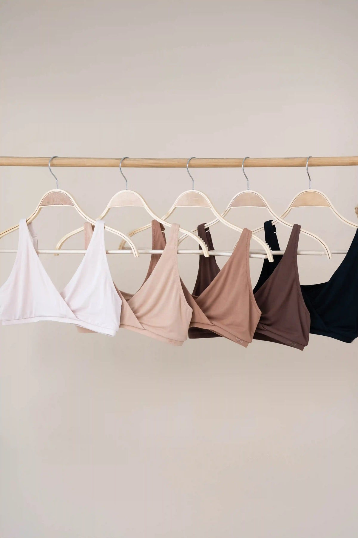 Women's Cross Front Bralette in Midnight