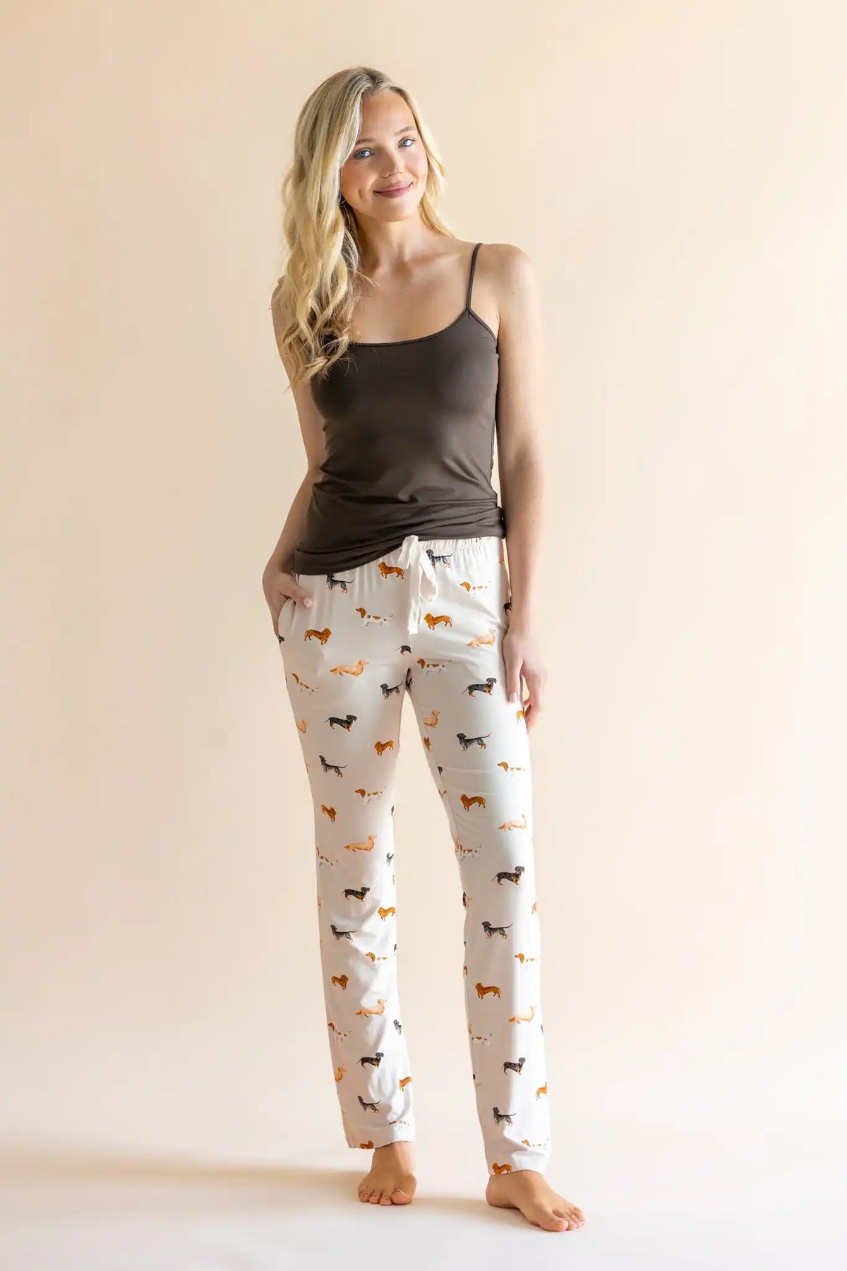 Women's Lounge Pants in Dachshund