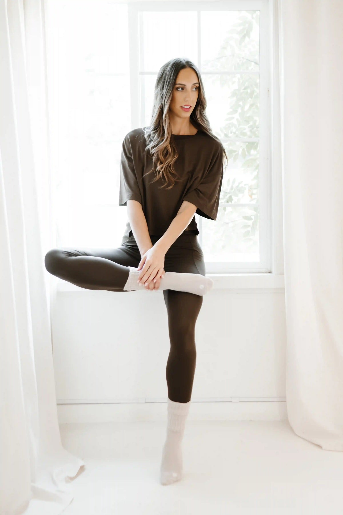 Bamboo Flex Women’s Leggings in Espresso