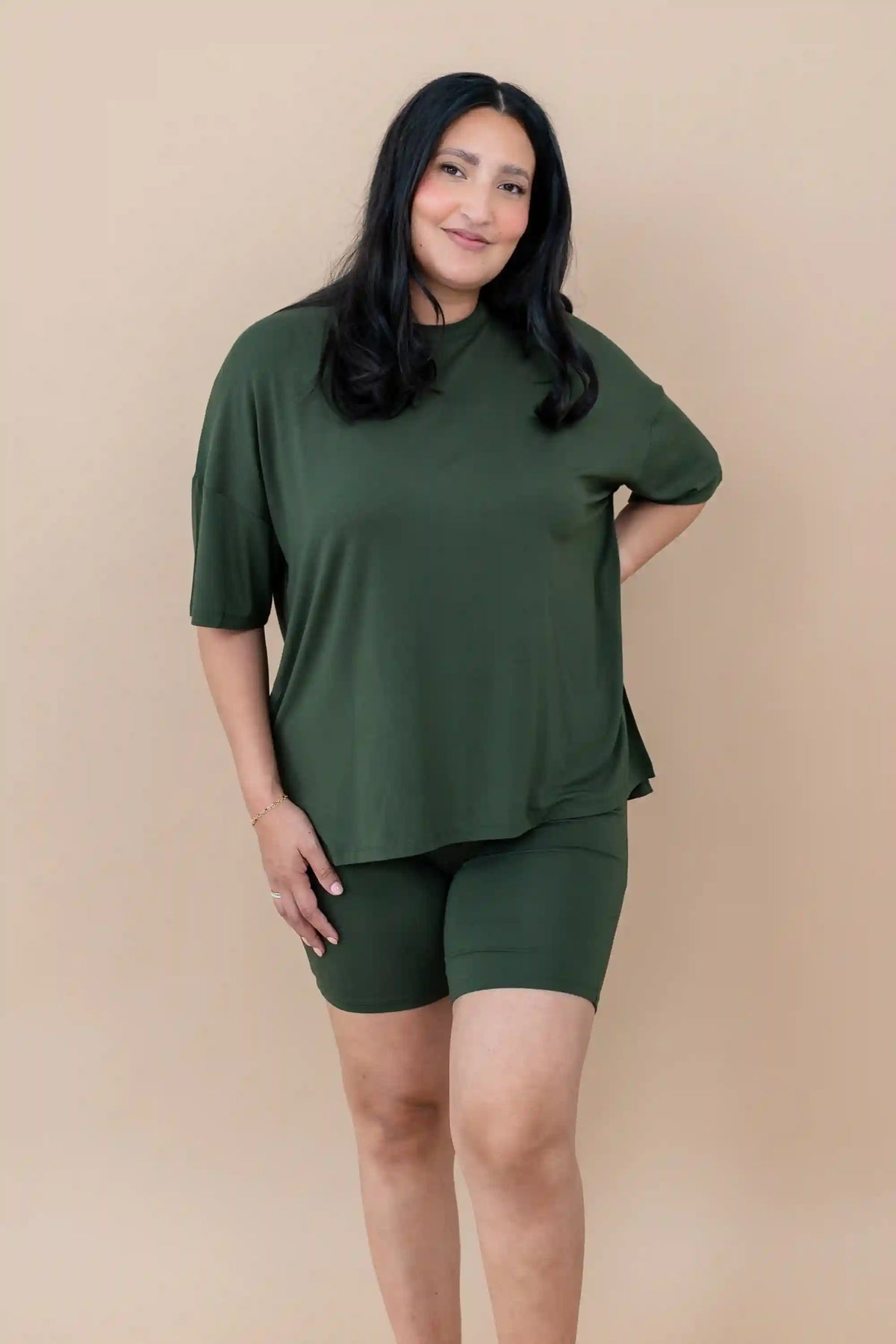 Women’s Biker Short Set in Fir