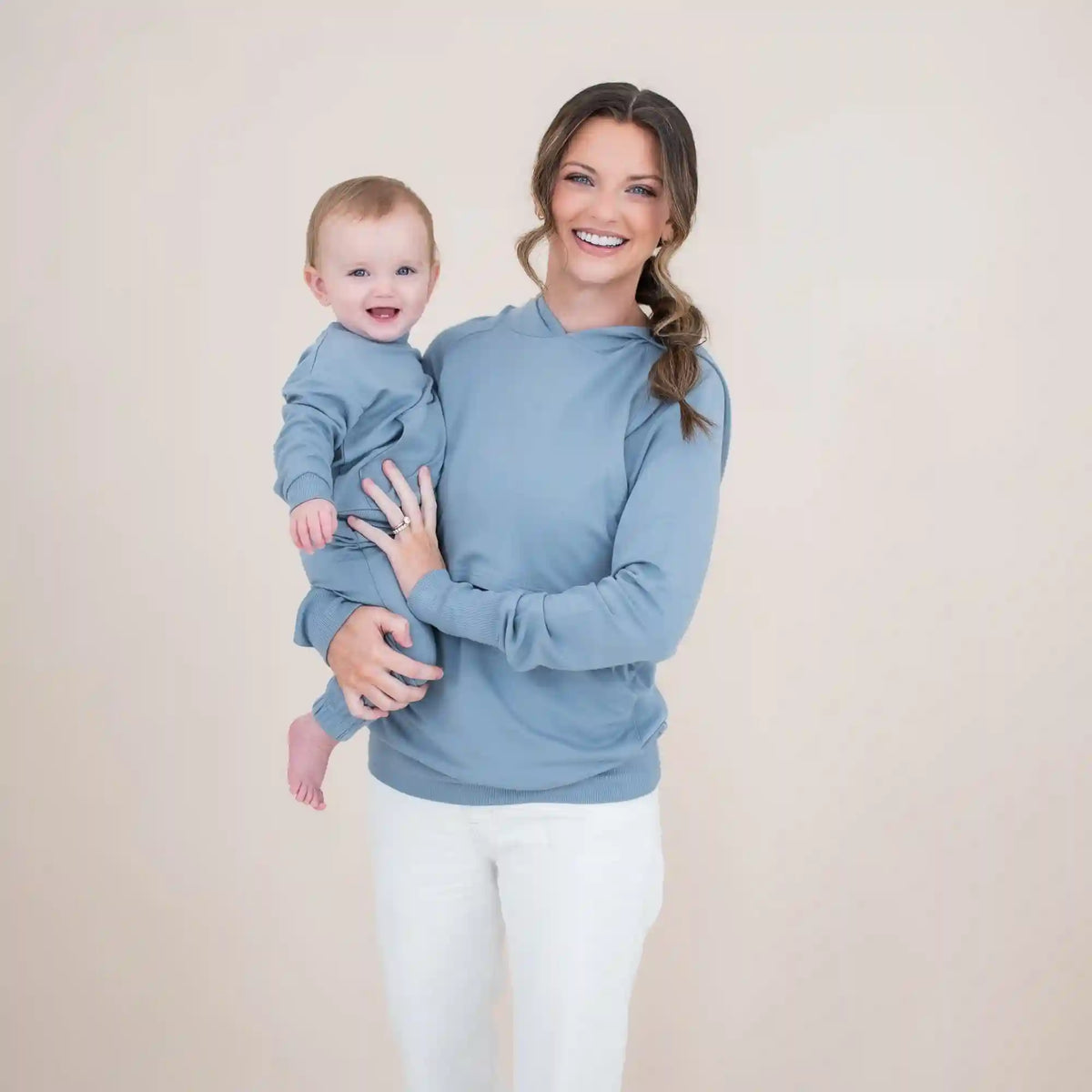 Women's French Terry Nursing Hoodie in Slate