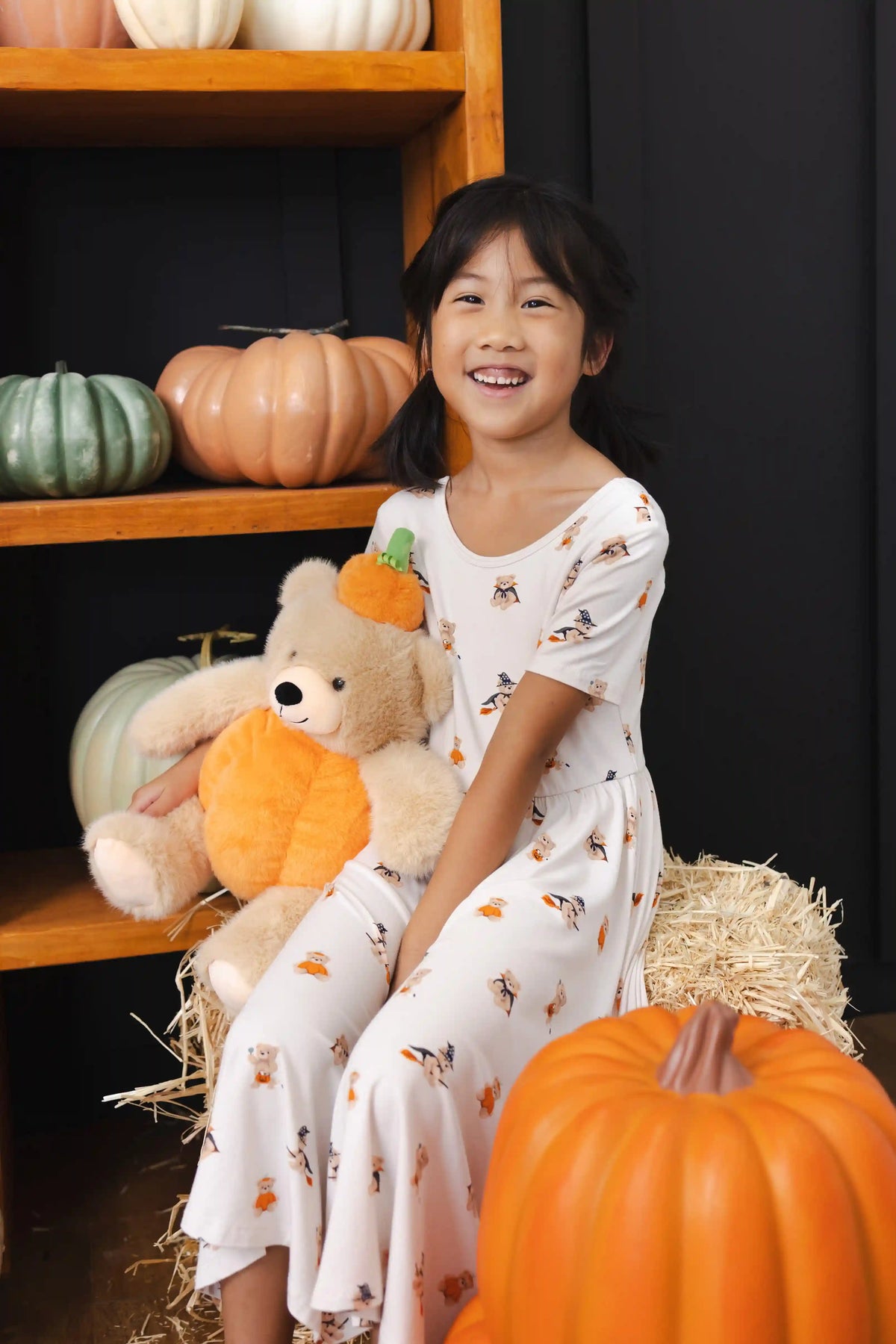 Twirl Dress in Halloween Teddy