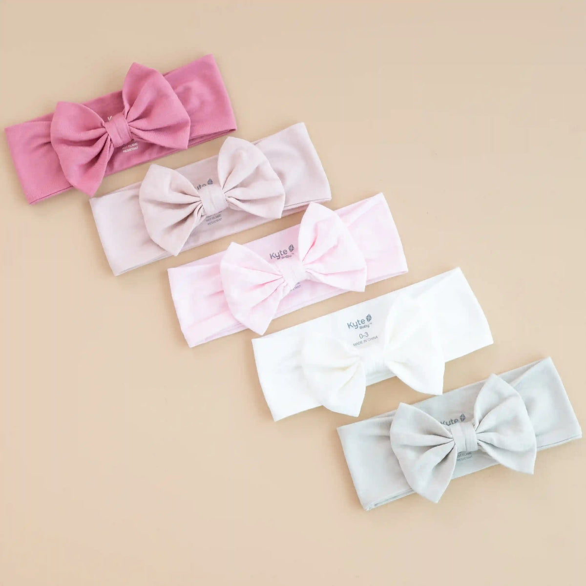 Bow Headband in Apple Blossom
