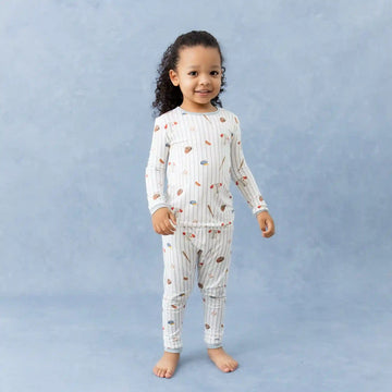 Long Sleeve Pajamas in Home Run