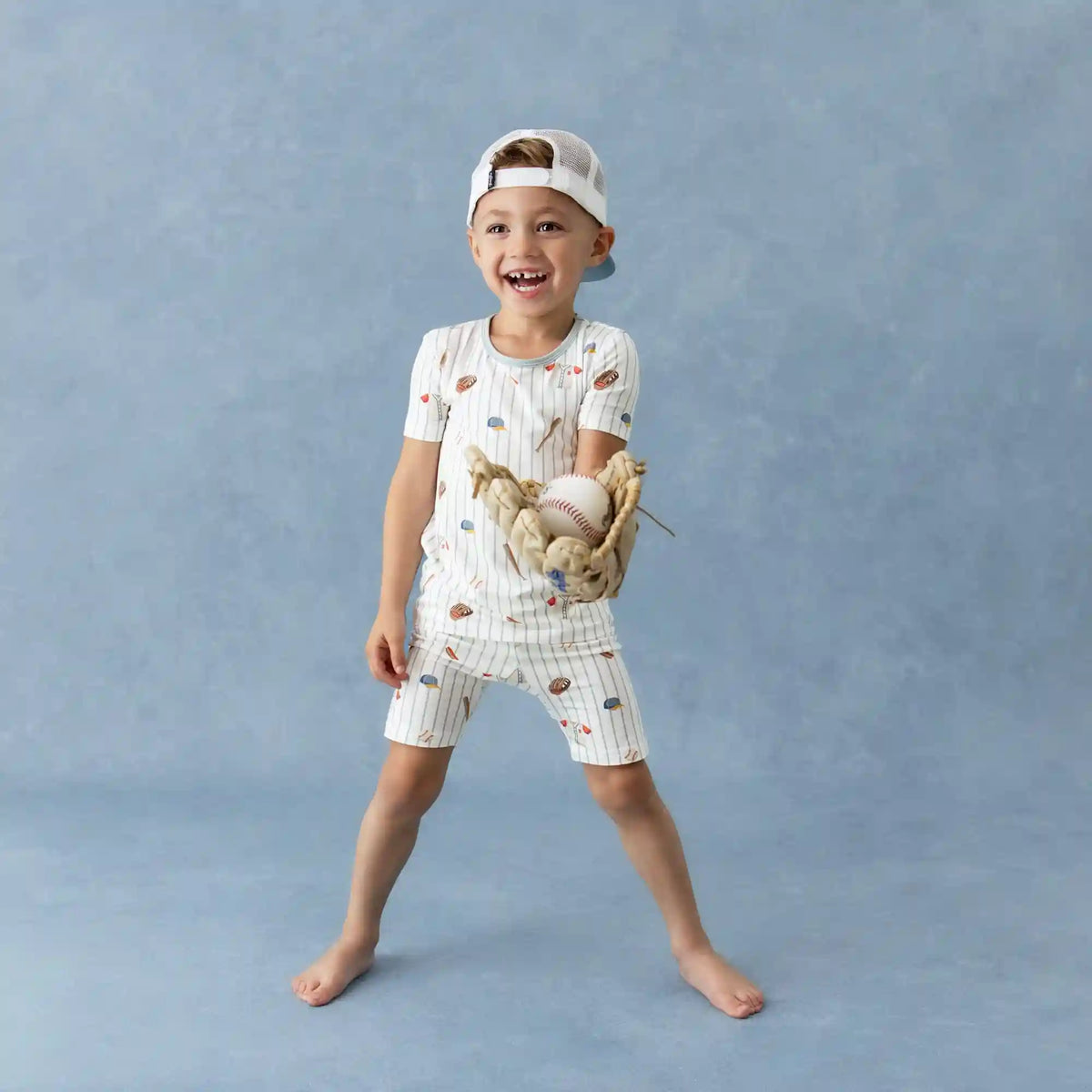 Short Sleeve Pajamas in Home Run