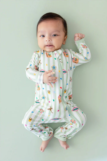 Zippered Romper in Honeydukes
