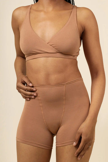 Women's Boxer in Latte