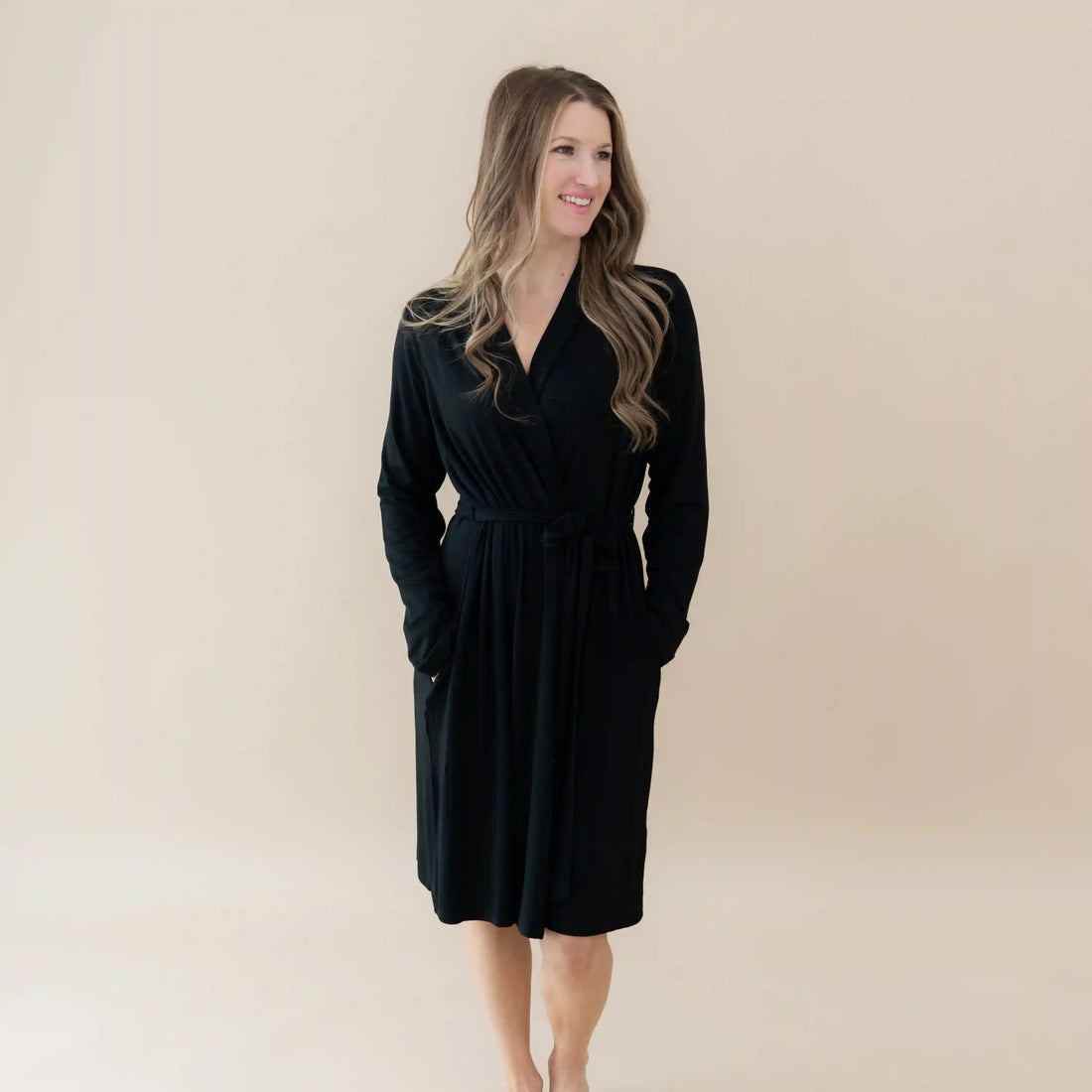 Women’s Lounge Robe in Midnight