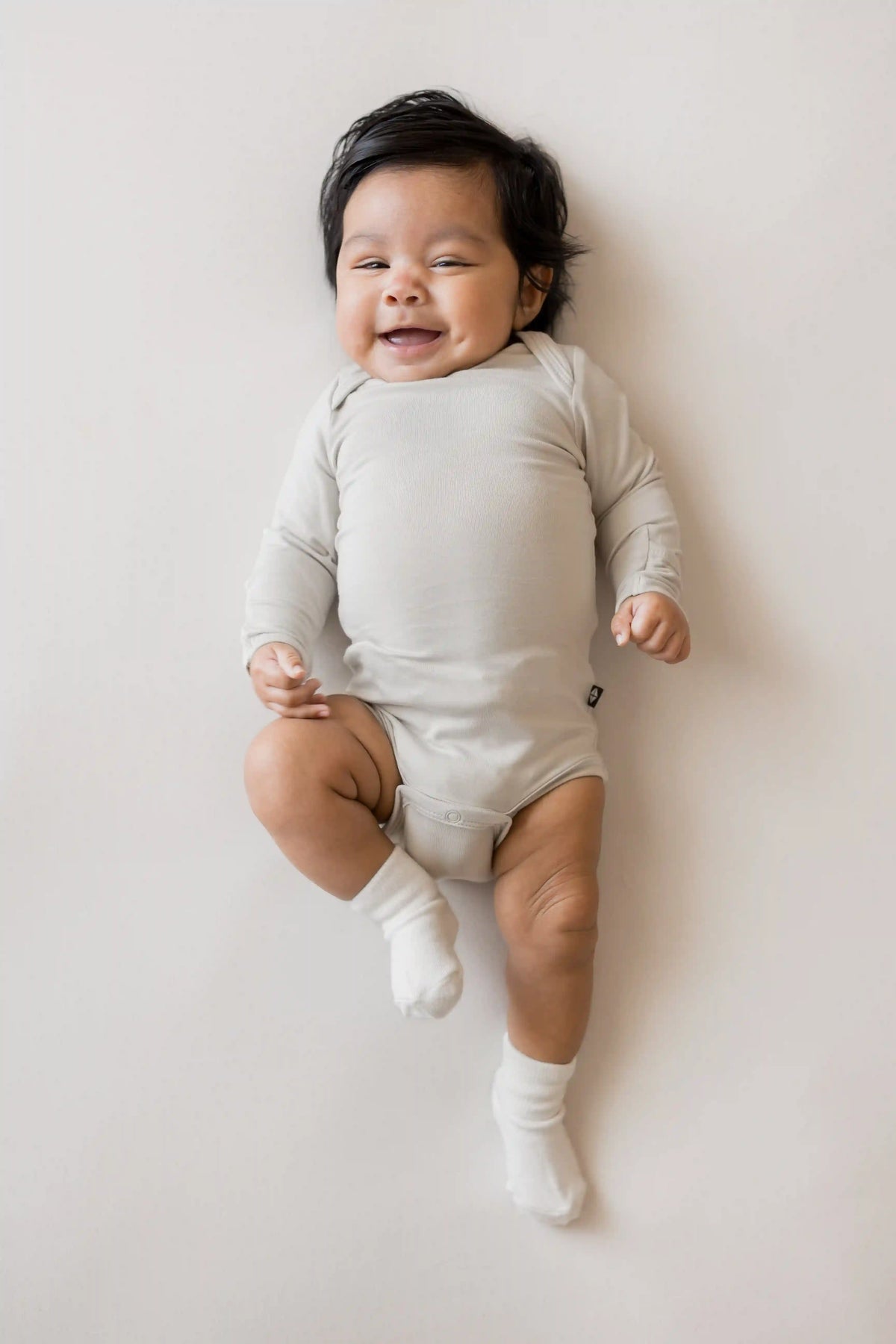 Long Sleeve Bodysuit in Oat