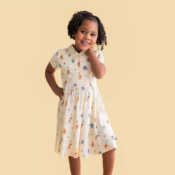 Polo Dress in Winnie the Pooh Celebration
