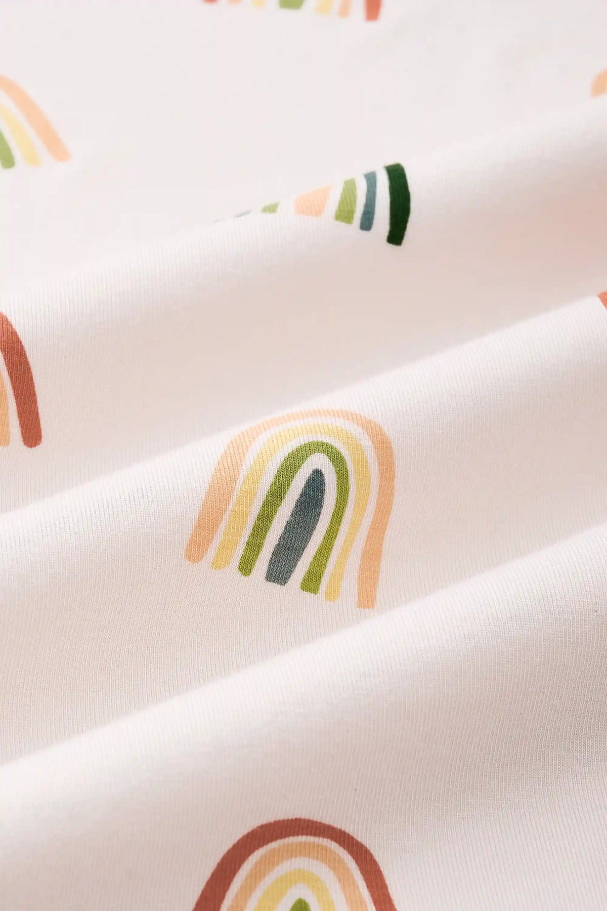Swaddle Blanket in Retro Rainbow