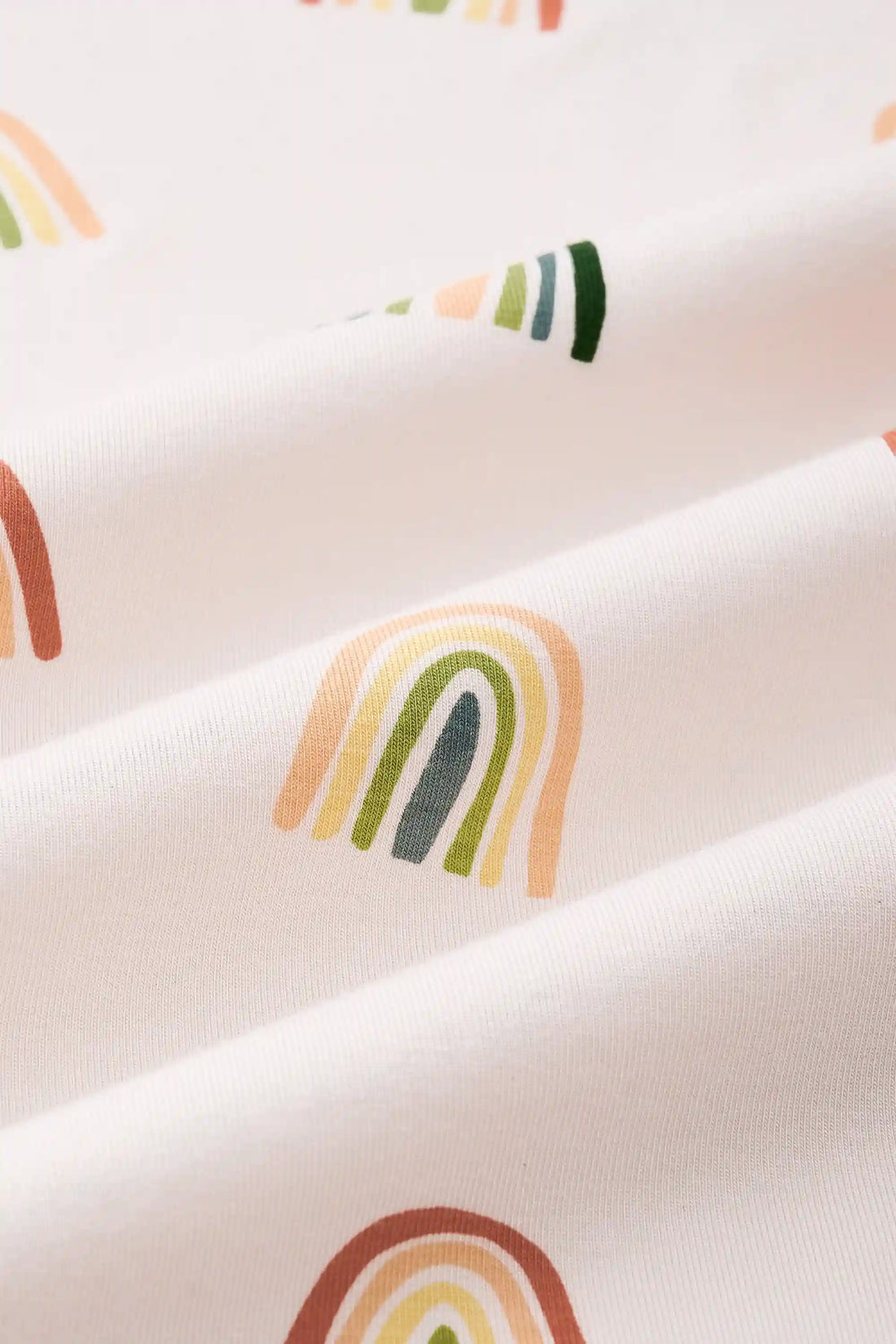 Mini Crib Sheet in Retro Rainbow