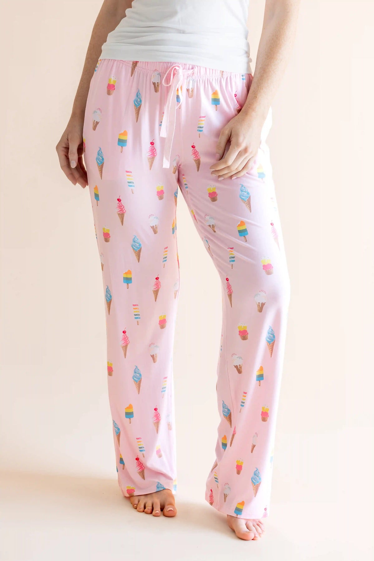 Women's Lounge Pants in Sakura Ice Cream