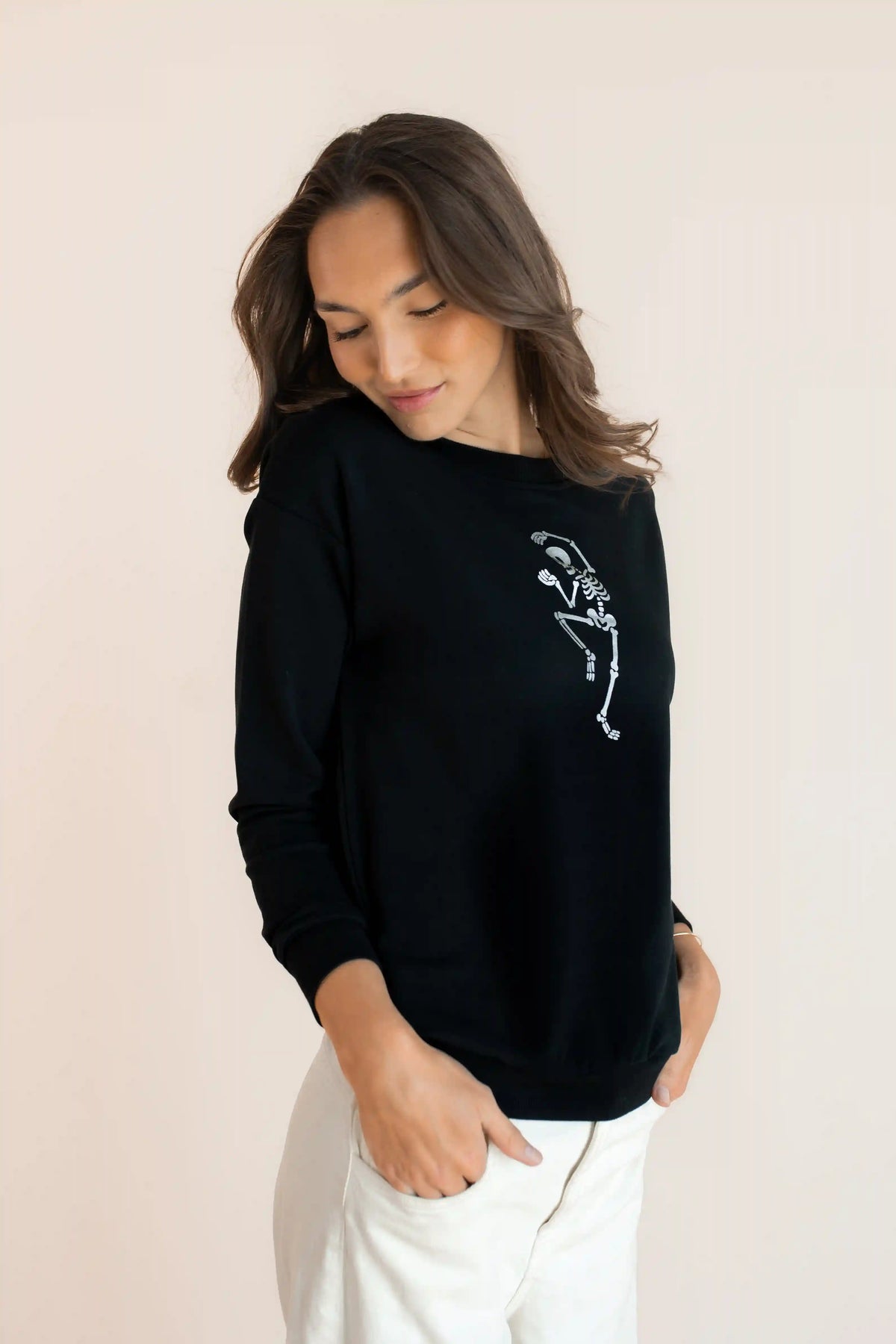 Women's Sweatshirt in Skeleton
