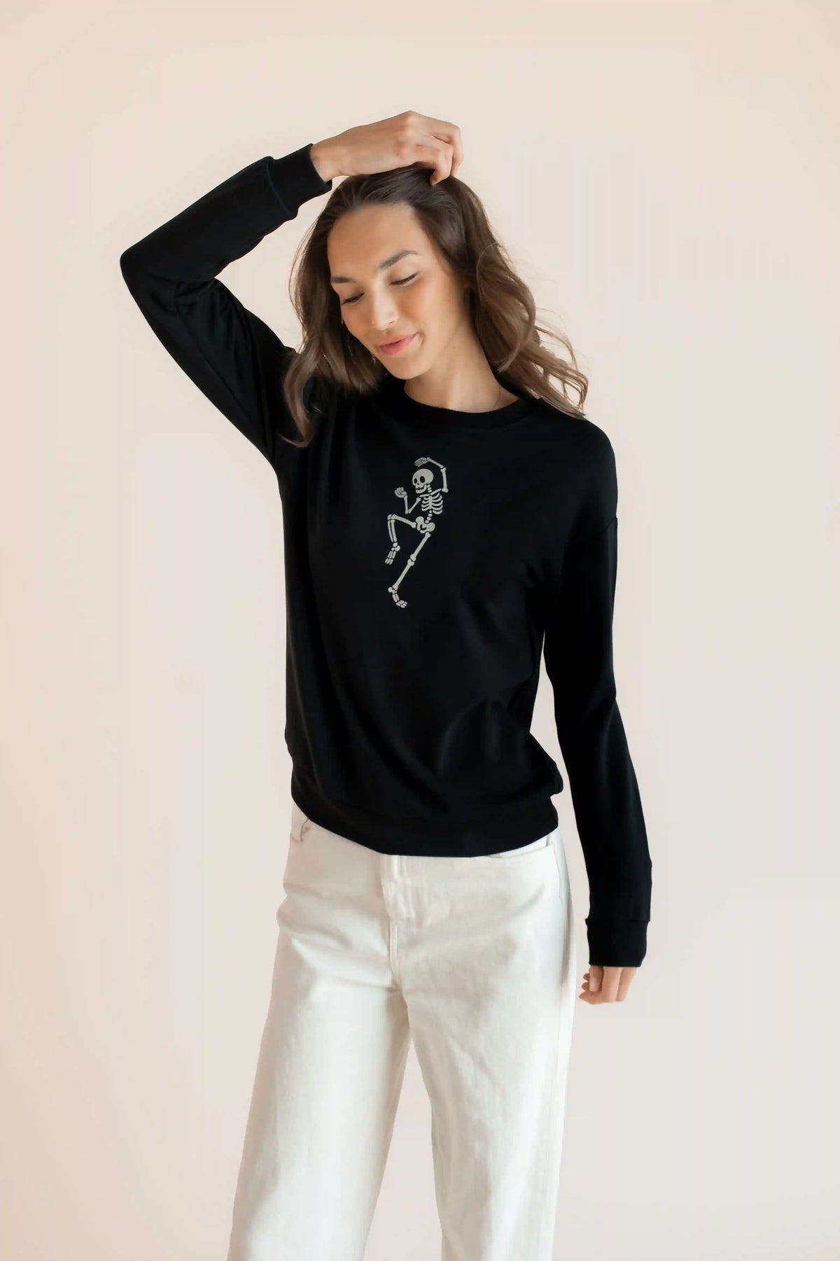 Women's Sweatshirt in Skeleton