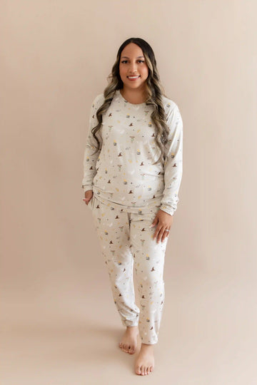 Women's Jogger Pajama Set in Starry Icon