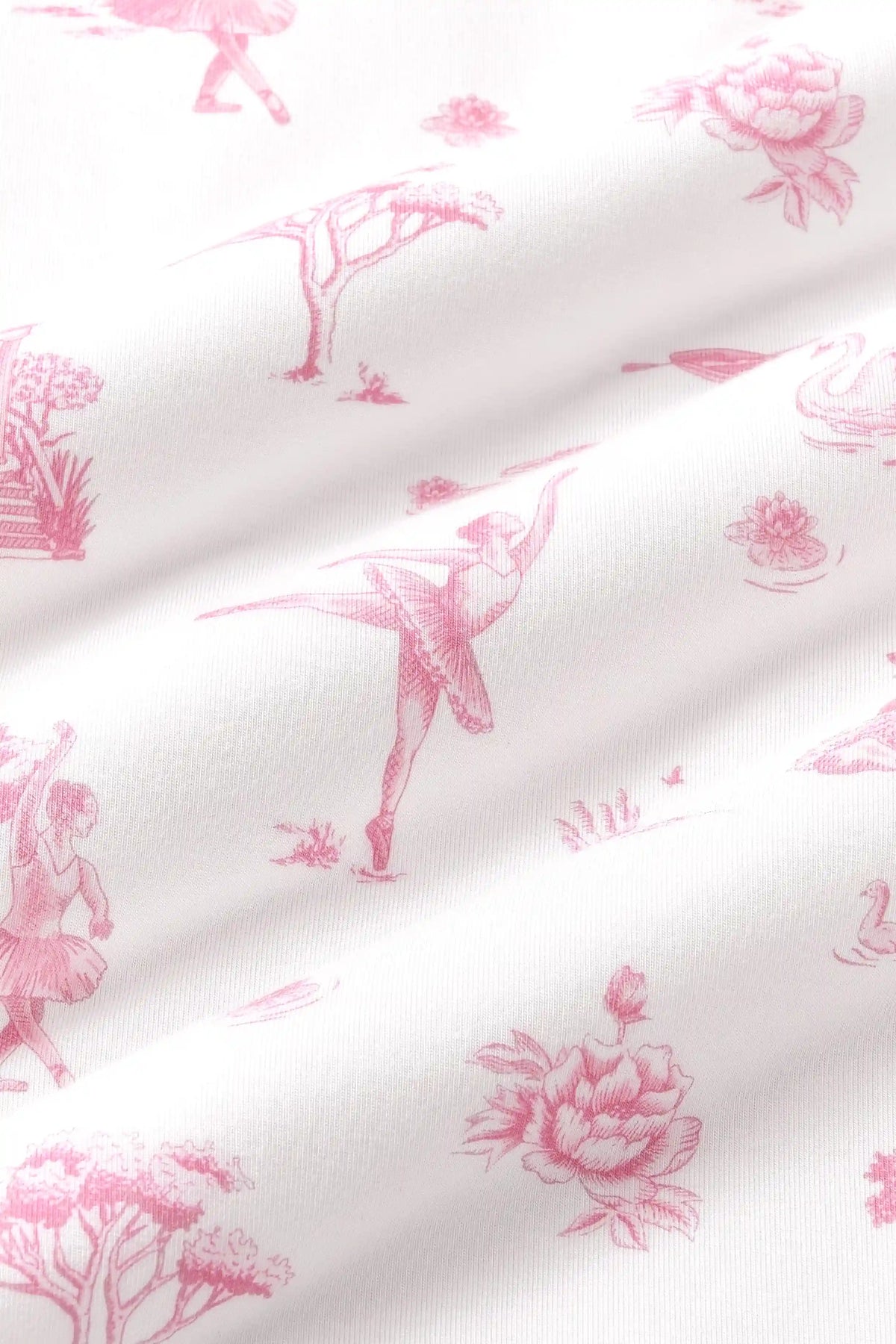 Knotted Day Gown with Bow Set in Toile Ballet