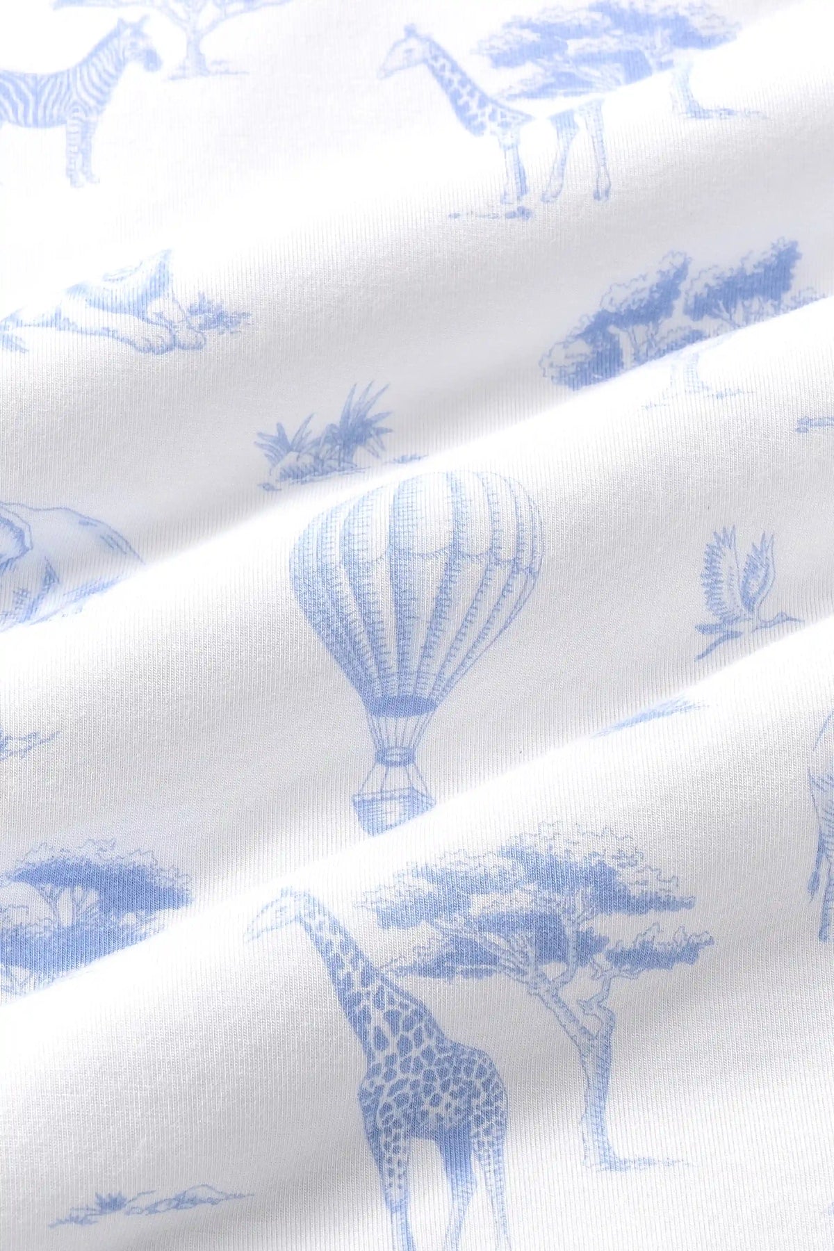 Knotted Day Gown with Hat Set in Toile Safari