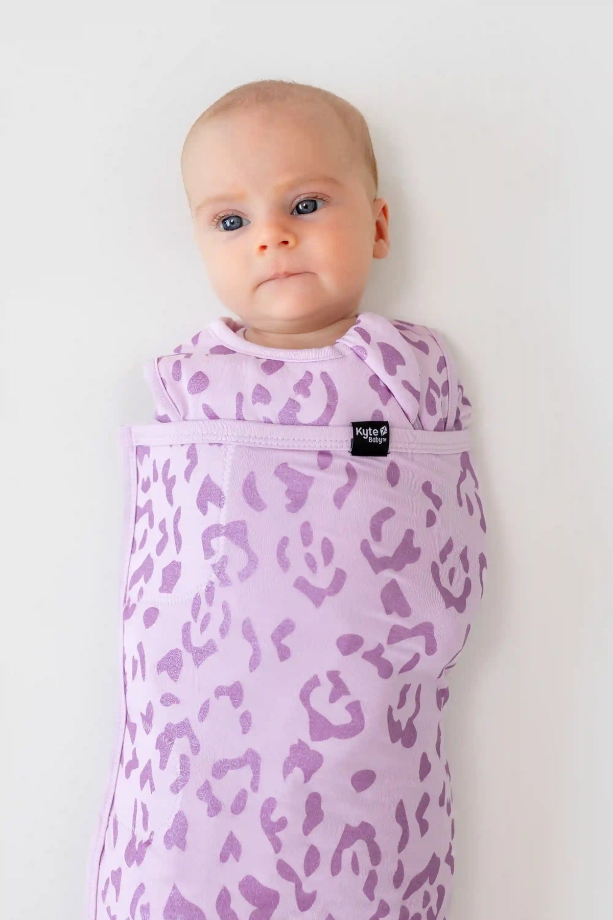 Sleep Bag Swaddler in Thistle Leopard 1.0