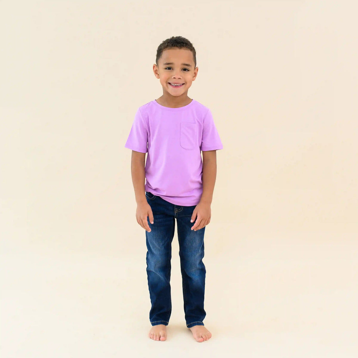 Toddler Crew Neck Tee in Poi