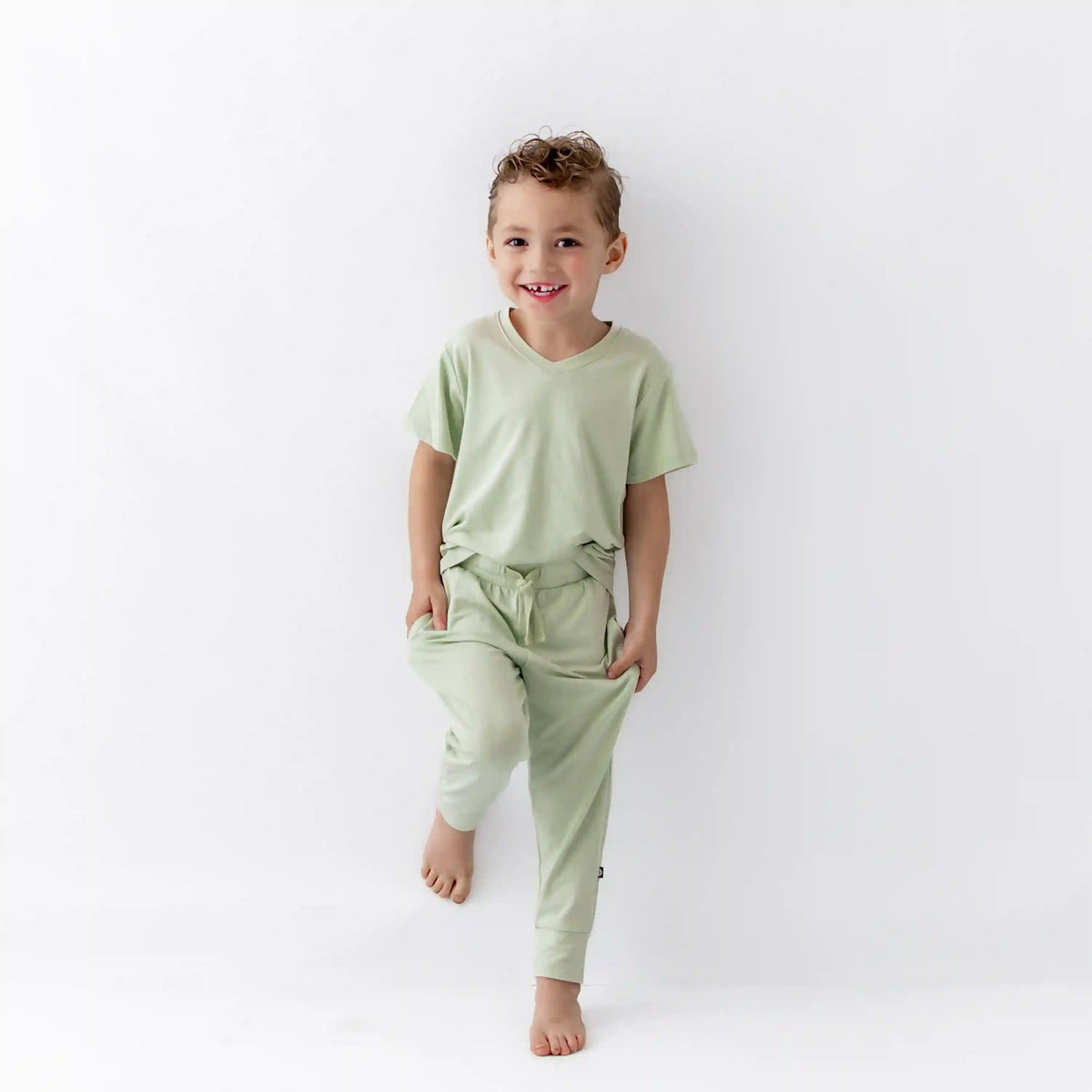 Toddler Jogger Pant in Basil