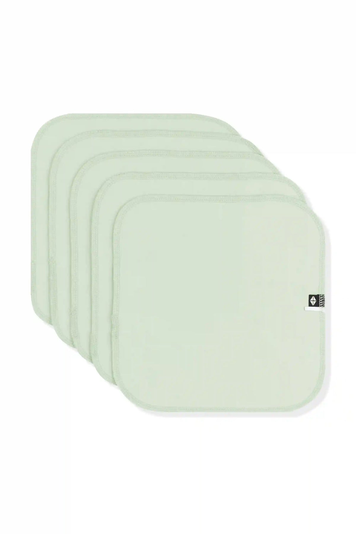 Washcloth 5-Pack in Basil