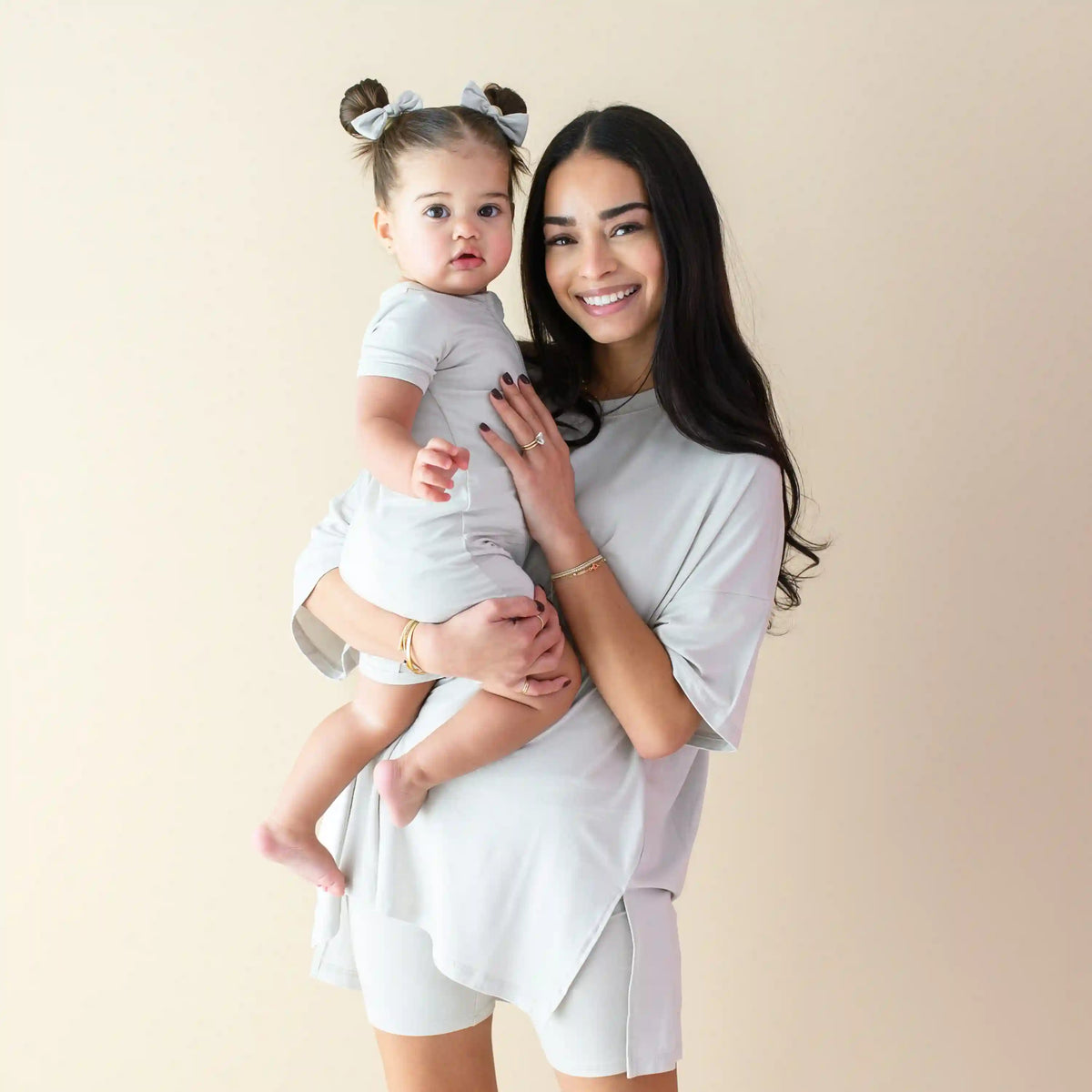 Women’s Biker Short Set in Oat