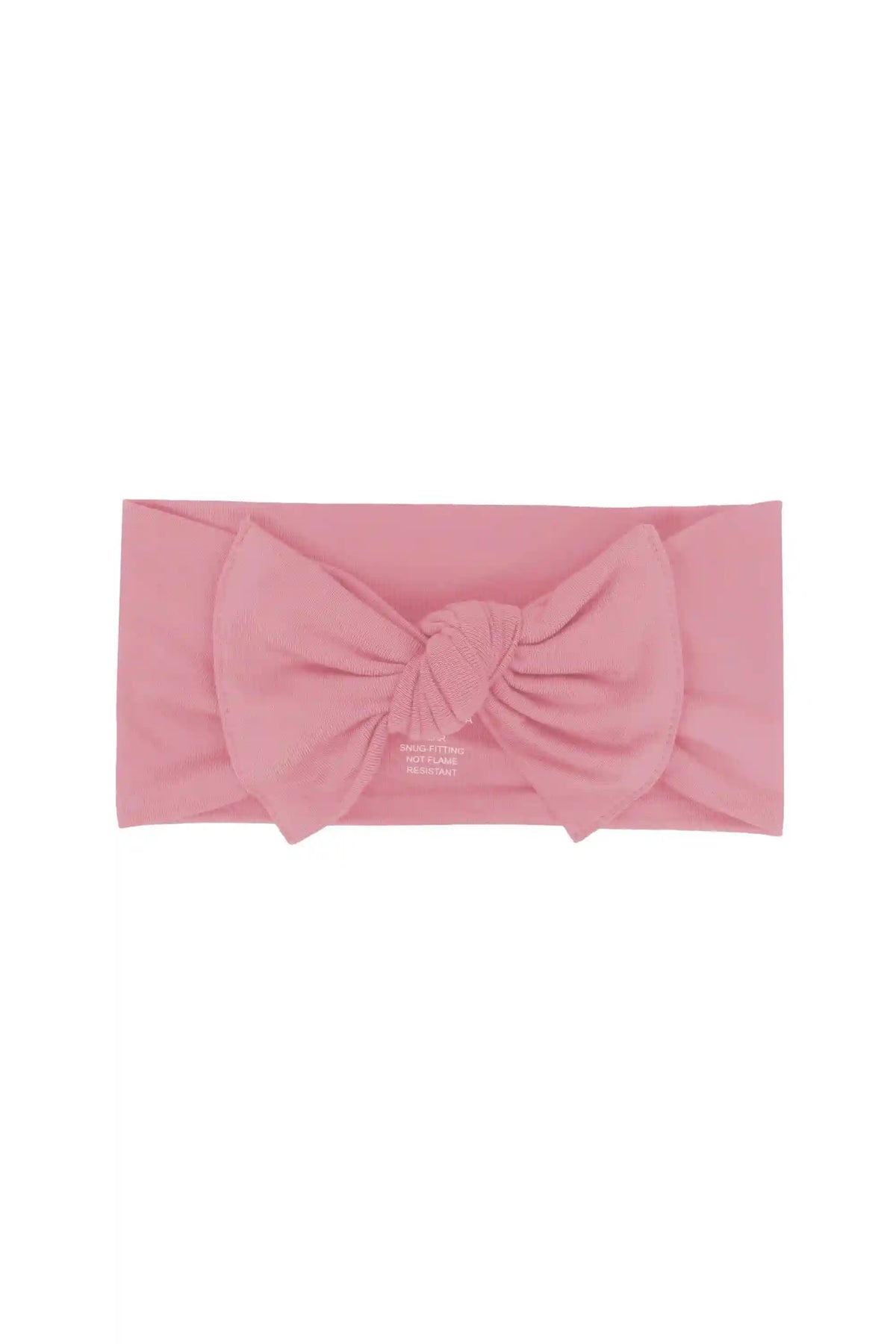 Knotted Bow Headband in Apple Blossom