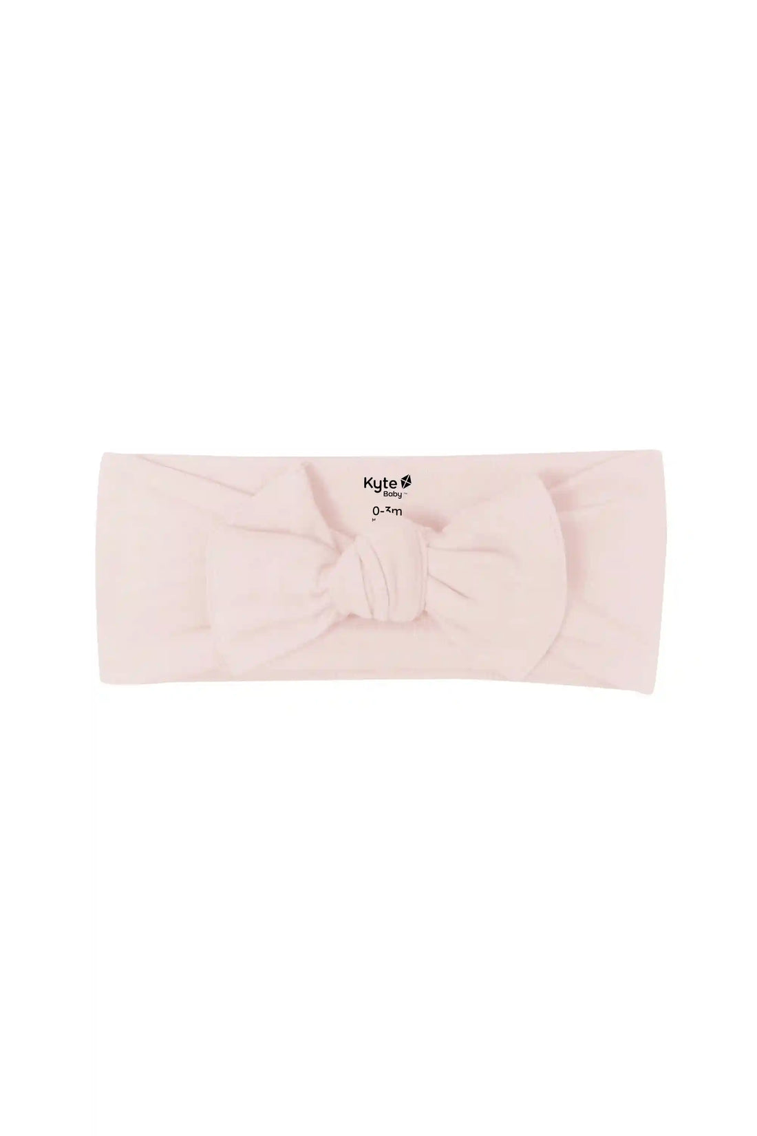 Knotted Bow Headband in Blush